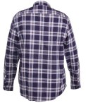 LPKF22XL Koszula flanelowa w kratę, granatowa, H:188-194, C:116-120, 2XL, LP Lahti Pro