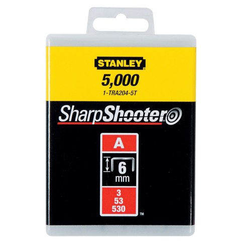 TRA209T1 Zszywka typ A, 3/53/530, 14 mm, 1000 sztuk, Stanley 1-TRA209T Stanley