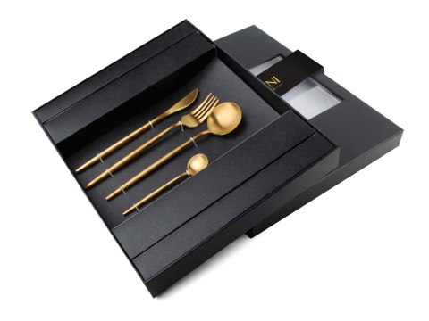 Casa gold komplet 16el.Sztućców cookini Casa gold komplet 16el.Sztućców cookini