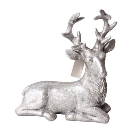Santa lila figura h18x15x7cm srebrny Santa lila figura h18x15x7cm srebrny