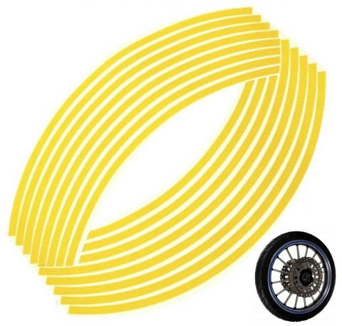 AG555D Naklejki odblaskowe na koła yellow ATL AG555D Naklejki odblaskowe na koła yellow ATL