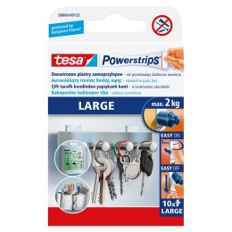 Plastry samoprzylepne powerstrips 10szt. duże do 2 kg Tesa