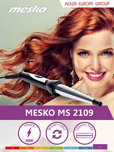 Lokówka z końcówką stożkową - 13-25mm Mesko Lokówka z końcówką stożkową - 13-25mm Mesko