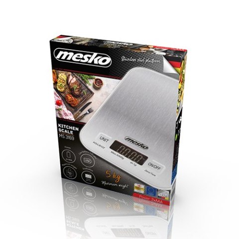 Waga kuchenna - inox Mesko Waga kuchenna - inox Mesko