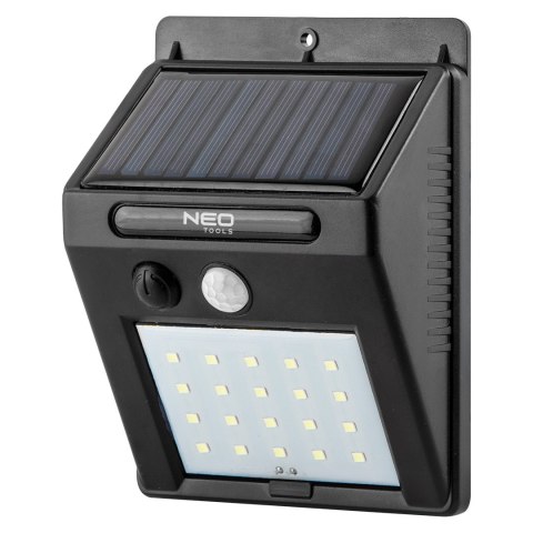 Lampa solarna ścienna 20 SMD LED 250 lm NEO