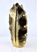 Leaf gold wazon 7,5x17xh35cm