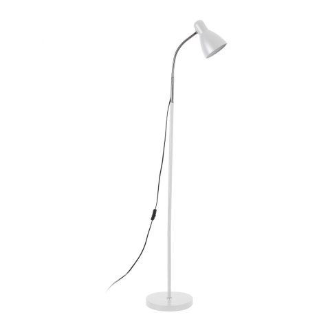 Lampa stojąca podłogowa LAR, max 20W E27, 155 cm, biała Orno