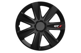 Komplet Kołpak GTX carbon srebrny 14 cali VERSACO S R O