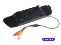 Monitor samochodowy cofania LCD 5cali cali LED w lusterku wstecznym AV 12V... (NVOX NW5005M) NVOX