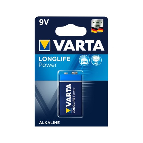 Bateria alkaliczna VARTA 9V LONGLIFE 1szt./bl. Varta