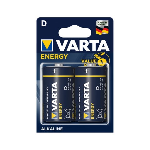 Bateria alkaliczna VARTA LR20 ENERGY 2szt./bl. Varta