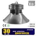 Lampa przemysłowa led 200w high bay cob 6000k zimna 18 000lm NVOX