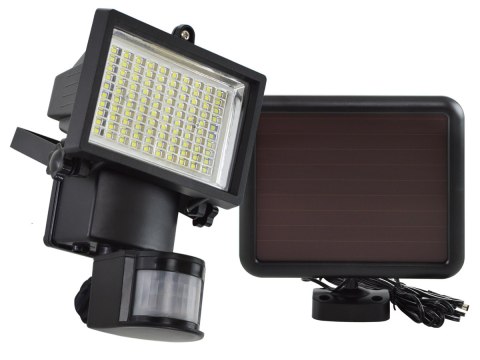 Lampa solarna naświetlacz led 100 diod smd z czujnikiem ruchu i zmierzchu NVOX Lampa solarna naświetlacz led 100 diod smd z czujnikiem ruchu i zmierzchu NVOX
