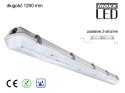 Oprawa hermetyczna przemysłowa ip65 led 2x120cm t8 g13 dwustronnie zasilana NVOX