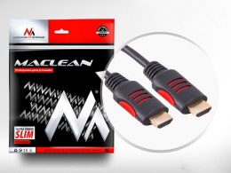 MCTV-812 42187 Przewód kabel hdmi-hdmi 1.8m v1.4 30AWG z filtrami ferrytowymi Maclean