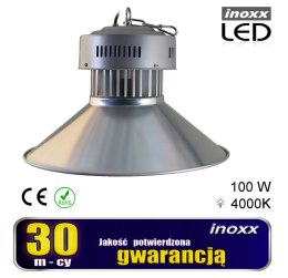 Lampa przemysłowa led 100w high bay cob 4000k neutralna 10 000lm NVOX