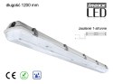 Oprawa hermetyczna przemysłowa ip65 led 2x120cm t8 g13 jednostronnie zasilana NVOX