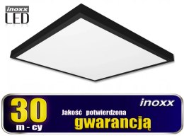 Panel led 60x60 36w lampa sufitowa kaseton 4000k neutralny+ ramka natynkowa czarna NVOX