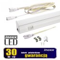 Świetlówka led liniowa t5 120cm 18w on/off ciepła 3000k lampa natynkowa zintegrowana z oprawą NVOX