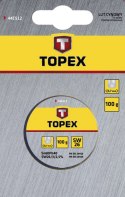 Lut cynowy 60% Sn, drut 0.7 mm, 100 g TOPEX