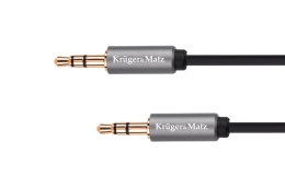 Kabel jack 3.5 wtyk stereo - 3.5 wtyk stereo 1m Kruger&Matz Basic Kruger&Matz