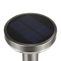 Solarna lampa LED Maclean, z czujnikiem, 3 tryby,wbijana, Li-ion 18650, IP44, 3,7V, 1200 mAh, Chrom matt, MCE465 C/M Maclean