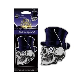 Odświeżacz powietrza aroma car muertos skull in hat black oud MTM INDUSTRIES