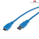 MCTV-586 46436 Przewód kabel USB 3.0 AM-microBM wtyk-wtyk 0,5m Maclean