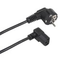 Kabel zasilający Maclean, kątowy, 3 pin, wtyk EU, 1.5m, MCTV-851 Maclean