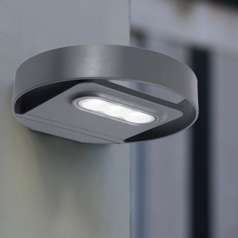 GB130 46761 Solarna lampa ścienna okrągła led 3W GreenBlue GB130 46761 Solarna lampa ścienna okrągła led 3W GreenBlue