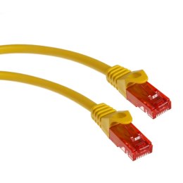 MCTV-300 Y 47260 Przewód kabel patchcord UTP cat6 wtyk-wtyk 0,5m żółty Maclean