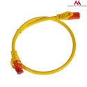 MCTV-300 Y 47260 Przewód kabel patchcord UTP cat6 wtyk-wtyk 0,5m żółty Maclean