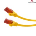 MCTV-300 Y 47260 Przewód kabel patchcord UTP cat6 wtyk-wtyk 0,5m żółty Maclean