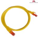 MCTV-301 Y 47267 Przewód kabel patchcord UTP cat6 wtyk-wtyk 1m żółty Maclean