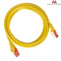 MCTV-303 Y 47280 Przewód kabel patchcord UTP cat6 wtyk-wtyk 3m żółty Maclean