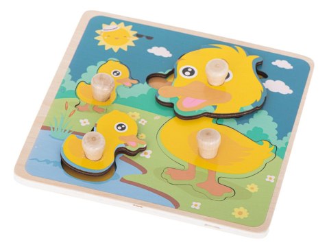Puzzle drewniane układanka kaczuszka kaczka Puzzle drewniane układanka kaczuszka kaczka