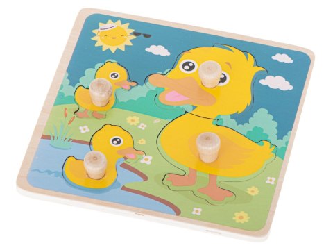 Puzzle drewniane układanka kaczuszka kaczka Puzzle drewniane układanka kaczuszka kaczka