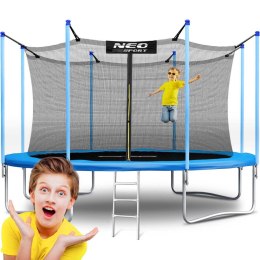 Trampolina ogrodowa 15ft/465cm z siatką wewnętrzną i drabinką Neo-Sport Neo-Sport