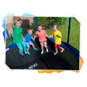 Trampolina ogrodowa 15ft/465cm z siatką zewnętrzną i drabinką Neo-Sport Neo-Sport