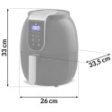 Frytkownica beztłuszczowa z wyświetlaczem Air fryer BD-651 Berdsen