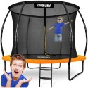 Trampolina ogrodowa profilowana 10ft/312cmz siatką wewnętrzną Neo-Sport Neo-Sport