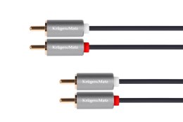 Kabel 2RCA-2RCA 1.8m Kruger&Matz Basic Kruger&Matz