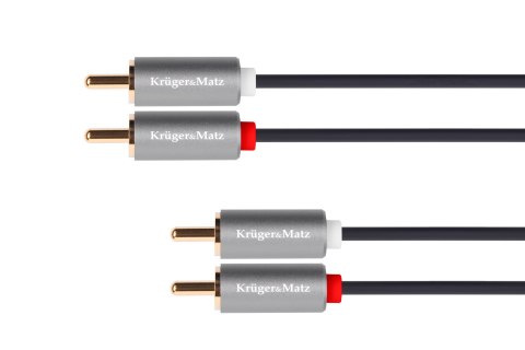 Kabel 2RCA-2RCA 1.8m Kruger&Matz Basic Kruger&Matz