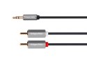 Kabel jack 3.5 wtyk stereo - 2RCA 1.8m Kruger&Matz Basic Kruger&Matz