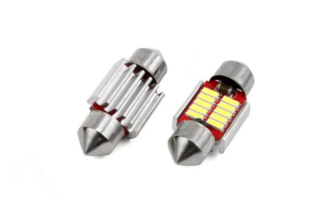 01288 Led Canbus 10smd 4014 Festoon 31mm White 12V/24V 2 sztuki AMiO