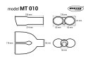 01310 Końcówka tłumika ze stali nierdzewnej MT 010 AMiO