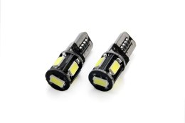 01628 Led Canbus 5SMD 5730 T10 (W5W) White 2 sztuki AMiO