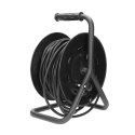 Przedłużacz bębnowy, 4 gniazda 2P+Z (schuko), kabel PVC H05VV-F 3x1,5mm?, długość - 25m, STAŁE GNIAZDA, termik, przesłony torów  Orno