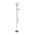 Lampa stojąca podłogowa URLAR, 175 cm, max 25W E27, max 25W E14, szara Orno