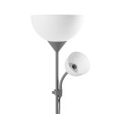 Lampa stojąca podłogowa URLAR, 175 cm, max 25W E27, max 25W E14, szara Orno